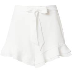 Bershka Shorts Bershka Pantalon - Blanc