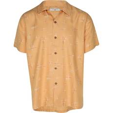 Giallo Camicie Nudie Jeans Arvid 50s Hawaii Shirt - Ochre