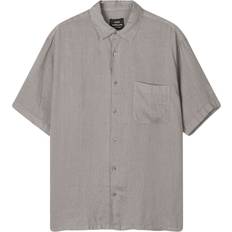 Mads Nørgaard Skjortor Mads Nørgaard Copenhagen Dyed Linen Victor Shirt SS Herr Kortärmade Skjortor