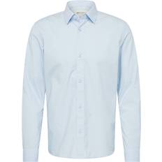 Tom Tailor Denim Herren Regular Fit Poplin Basic Hemd, 13302 Light Metal Blue