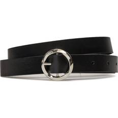 Calvin Klein Ceintures Calvin Klein Faceted Round Buckle Belt 2.0 K60K612211 - Noir