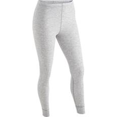 Silbrig Lange Unterhosen Maier Sports Damen Lena Baselayer-Set, Silber Melange