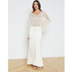 Natural Skirts L'agence Kailani Mermaid Denim Skirt