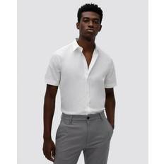 HUGO Short Sleeved Ebor Shirt White