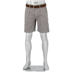 Herren - Leinen Shorts Alberto Herren Hose grau