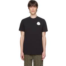 Moncler Herren Bekleidung Moncler T-shirt À Empiècement Logo - Noir