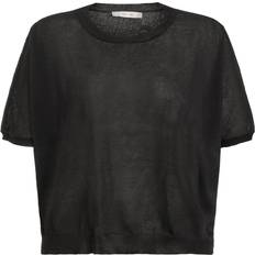 Amalie Strik Pullover Sort-XL