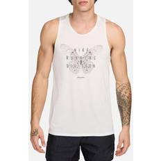 Nike Top Herren Dri-Fit 365 Run Div Tank, Summit White/Bicoastal/Black, FN3982-121