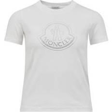 Moncler Wit Kleding Moncler T-shirt Avec Logo En Cristaux - Multi