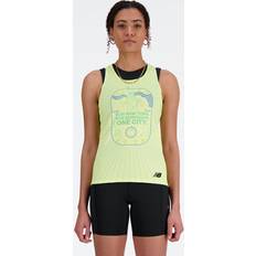 New Balance Tank Tops New Balance Nyrr Boroughs Printed Singlet