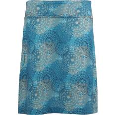 Dame - Turkise Skjørt Skhoop W's Fiona Knee Skirt Denim Blue