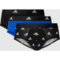 Adidas Herenondergoed Adidas Active Flex Cotton Brief - Zwart/Blauw Katoen