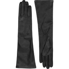 Handsome Stockholm Essentials Long Leather Gloves Black
