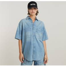 V-udskæring Skjorter G-Star Relaxed Venture Shirt Light blue Women