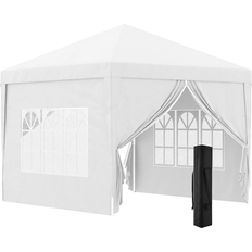 Garden & Outdoor Environment OutSunny Pop Up Gazebo - White 3x3 m