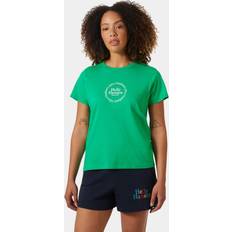 Helly Hansen Femme T-shirts Helly Hansen Core Graphic T-Shirt - Bright Gree Vert