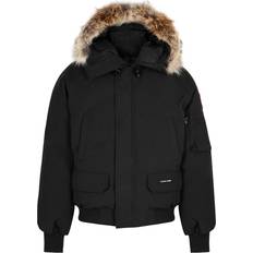 Canada Goose Chilliwack Fur-trimmed Arctic-Tech Bomber Jacket Black