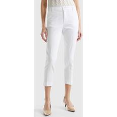 United Colors of Benetton Trousers & Shorts United Colors of Benetton Cropped Chinos In Stretch Women