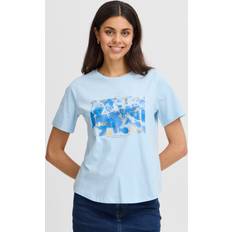 Fransa T-shirt Blå Damer