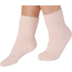 Slenderella Soft Fluffy Bed Socks Pink 4-7