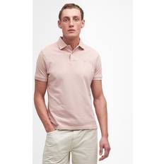 Pink Polo Shirts Barbour Sports Pique Polo Shirt, Pink Quartz