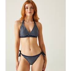 Blue Bikinis Regatta Women's Stylish Flavia String Bikini Top Navy White Stripe