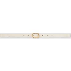 Bianco - Donna Cinture Anine Bing Belt Mini Signature Link - Ivory