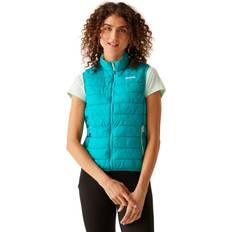 Women Vests Regatta Women's Water-repellent Hillpack II Bodywarmer Tahoe Blue Bleached Aqua