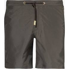 Brown - Men Swimwear Orlebar Brown Taupe Bulldog Swim Shorts SMOKED TEA WAIST