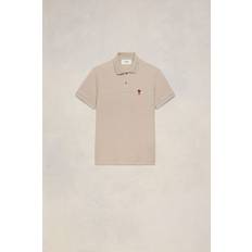 XXS Camisas Ami Paris De Coeur Polo Shirt - Beige