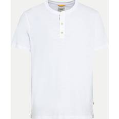 Camel Active Tøj Camel Active NOS Henley 1/2 Mand Kortærmede T-shirts hos Magasin White