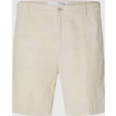 Selected Lila Byxor & Shorts Selected Regular Fit Shorts Grå