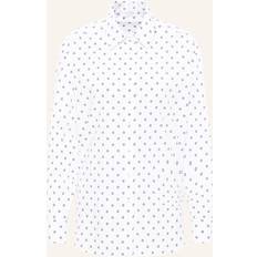 Eterna Katoen Blouses Eterna Blouse Chemisier Imprimé - Blanc/Bleu