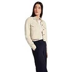 Beige - Dam - Jeansjackor Street One A212159 kort jeansjacka, ecru, 36, ecru