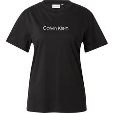 Calvin Klein Dam T-shirts Calvin Klein Cotton Logo T-shirt Black