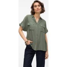 Vero Moda Woman Blouses Vero Moda Bumpy Shirt Green