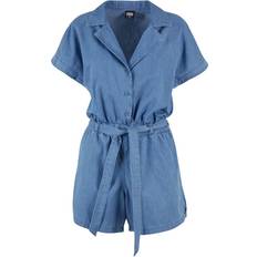 Denim - Women Jumpsuits & Overalls Urban Classics Light Denim Resort Jumpsuit Jumpsuit blue