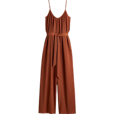 Damen - XXL Jumpsuits & Overalls H&M Tie Belt Jumpsuit - Rust Brown