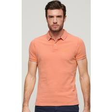 Giallo - Uomo Camicie Superdry Destroyed Polohemd - Rose