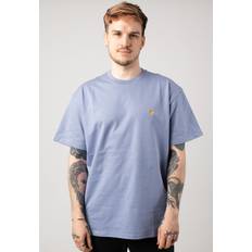 Carhartt WIP T-shirts Carhartt WIP Blue Gold S/S Chase T-Shirt