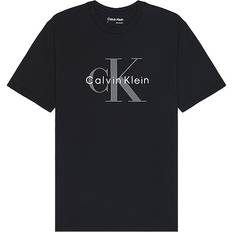 Calvin Klein Mono Logo Tee in Black. L, S, XS