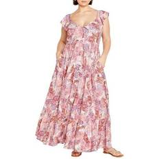 City Chic Blushing Beauty Midi Dress