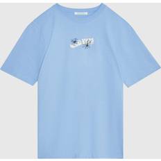 Wood Wood Bobby Flowers T-Shirt Gots - Blue