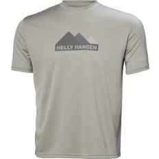 Helly Hansen Tops Helly Hansen Men's HH Tech Graphic T-Shirt Grey Terrazzo Grey