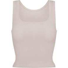 SKIMS Cotton Rib Tank - Stone