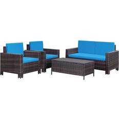 Homall 4 pcs Outdoor Lounge Set