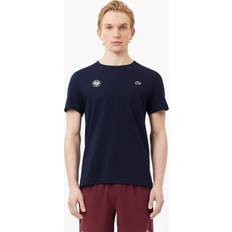 Tops Lacoste Ultra-Dry Sport Roland Garros Edition Tennis T-shirt Midnight Blue Midnight blue