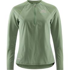 Craft Women's Pro Trail Wind Long Sleeve Tee Thyme, XL, Thyme