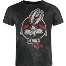 Looney Tunes Anime T-shirt Coyote Genius för Herr svart