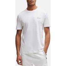 HUGO BOSS Green Clothing HUGO BOSS Green Tee Cotton-Jersey T-Shirt White